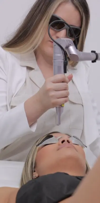 Person wearing medical mask